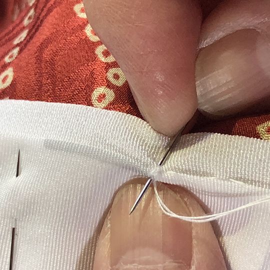 6.差込み口の部分は２回縫う