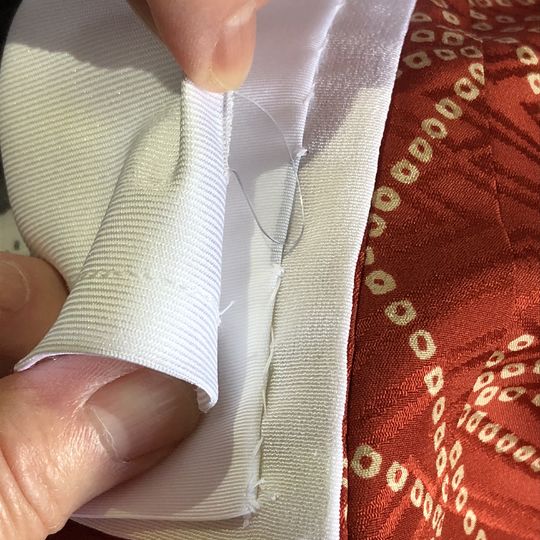 １4.半襟を中襟につける②