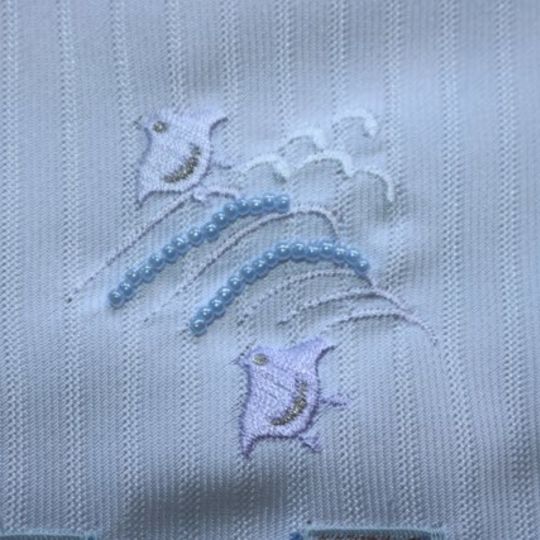 夏用半襟（7～8月）③（ちどり）