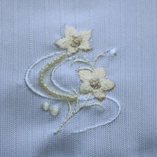 夏用半襟（7～8月）④（桔梗）