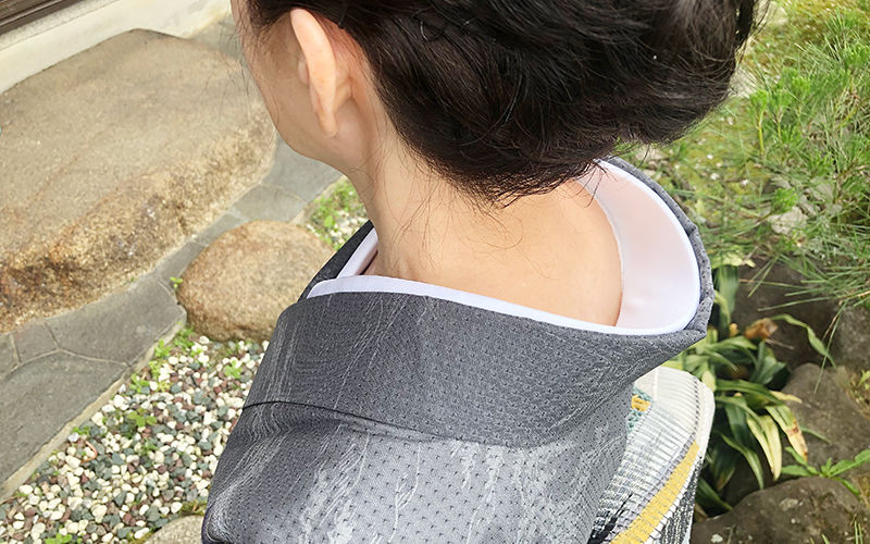 良い例（大橋式半襟使用時）